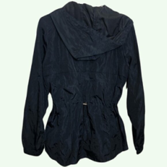 Cavalini Women's Lightweight Windbreaker   Navy Blue   Size Medium - Picture 6 of 13